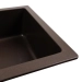 Granite kitchen sink Platinum 7945 Paruana matte Dark rock - Фото № 2