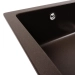 Granite kitchen sink Platinum 7945 Paruana matte Dark rock - Фото № 3