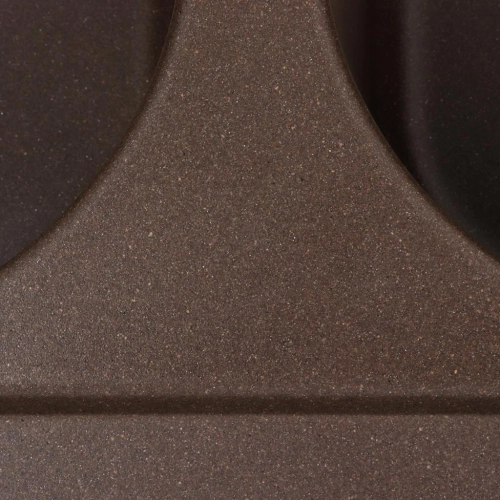 Granite kitchen sink Platinum 7950 Equatoria matte Dark rock - Фото № 6
