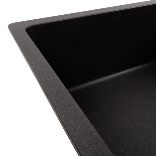 Granite kitchen sink Platinum 7850 ROMA matte Morion - Фото № 3