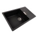 Granite kitchen sink Platinum 7850 ROMA matte Morion - Фото № 1