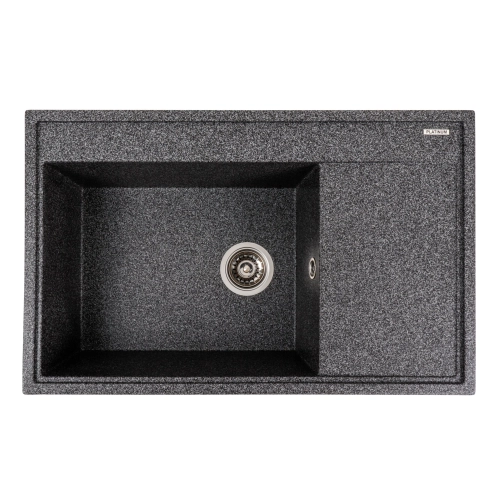 Granite kitchen sink Platinum 7950 AZURIT matte Graphite