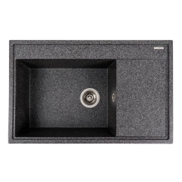 Granite kitchen sink Platinum 7950 AZURIT matte Graphite