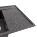 Granite kitchen sink Platinum 7950 AZURIT matte Graphite - Фото № 2
