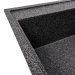 Granite kitchen sink Platinum 7950 AZURIT matte Graphite - Фото № 3