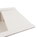 Granite kitchen sink Platinum 9651 ATLAS matte White with dots - Фото № 2