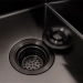Kitchen sink CM 58*48 R black PVD VALESO Handmade (round siphon 3.0/1.0) - Фото № 5