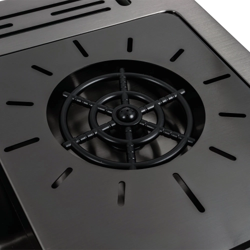 Кухонна мийка чорна PVD 78*46 Platinum Handmade - Фото № 4