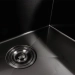 Кухонна мийка чорна PVD 78*46 Platinum Handmade - Фото № 3