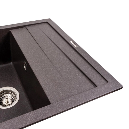 Kitchen sink granite matte 7050 CASCADA Platinum Grenadine - Фото № 2