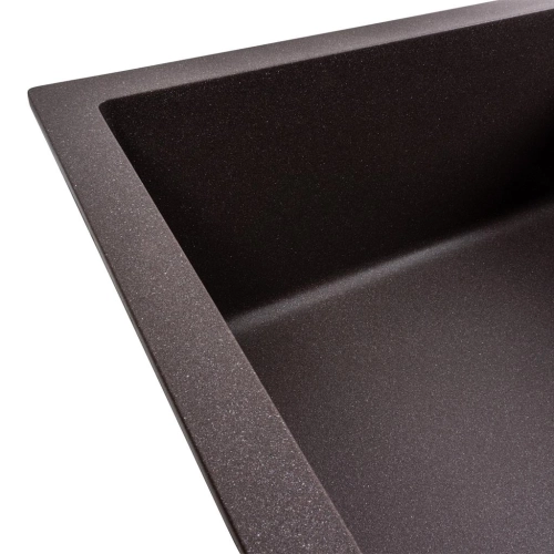 Kitchen sink granite matte 7050 CASCADA Platinum Grenadine - Фото № 3