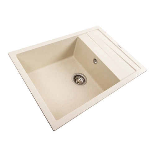 Kitchen sink granite matte 7050 CASCADA Platinum Sand - Фото № 1