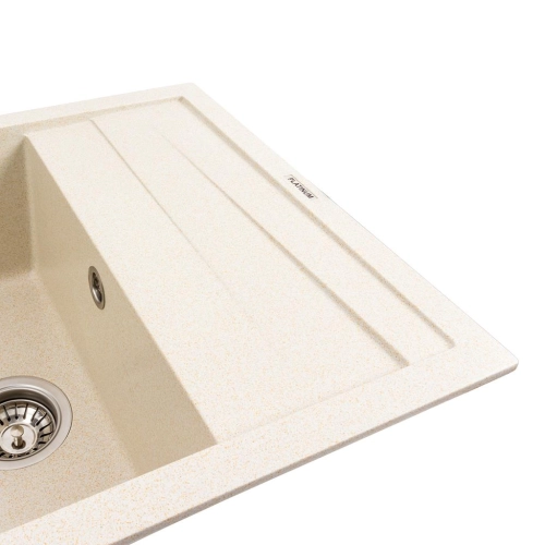 Kitchen sink granite matte 7050 CASCADA Platinum Sand - Фото № 2