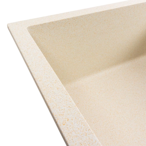 Kitchen sink granite matte 7050 CASCADA Platinum Sand - Фото № 3