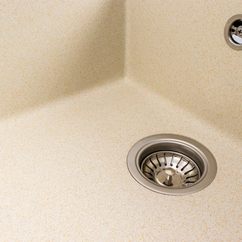 Kitchen sink granite matte 7050 CASCADA Platinum Sand - Фото № 4