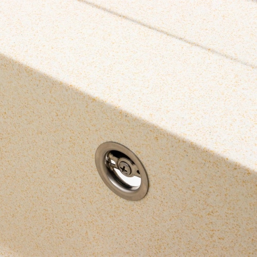 Kitchen sink granite matte 7050 CASCADA Platinum Sand - Фото № 5