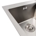 Кухонная мойка 78*48 нержавейка на две чаши Platinum Handmade (круглый сифон, 3.0/0.8) - Фото № 3