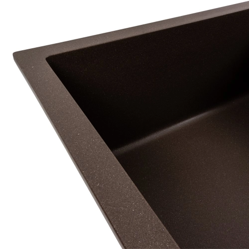 Kitchen sink granite matte 7050 CASCADA Platinum Dark rock - Фото № 3