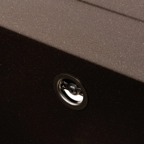 Kitchen sink granite matte 7050 CASCADA Platinum Dark rock - Фото № 5