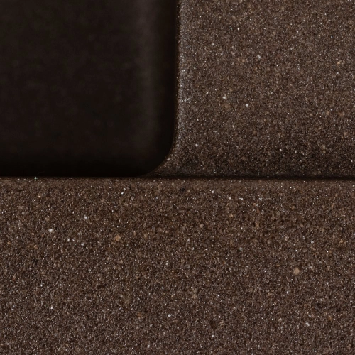 Kitchen sink granite matte 7050 CASCADA Platinum Dark rock - Фото № 6