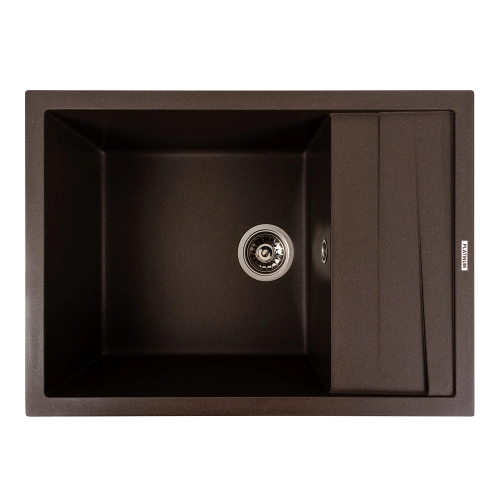 Kitchen sink granite matte 7050 CASCADA Platinum Dark rock
