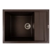Kitchen sink granite matte 7050 CASCADA Platinum Dark rock - Фото №1