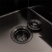 Kitchen sink CM 65*50 L PVD black VALESO Handmade 3.0/1.0 - Фото № 4