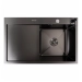 Kitchen sink CM 78*50 R PVD black VALESO Handmade 3.0/1.0 - Фото №1
