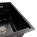 Кухонная мойка CM 40*50 скрытая PVD черная Platinum Handmade - Фото № 2