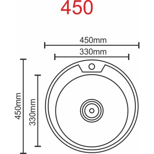Кухонная мойка из нержавеющей стали Valeso ДЕКОР 450 (0,6/170 мм) - Фото № 6