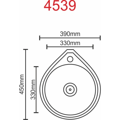 Кухонная мойка из нержавеющей стали Valeso САТИН 4539 (0,6/170 мм) - Фото № 5
