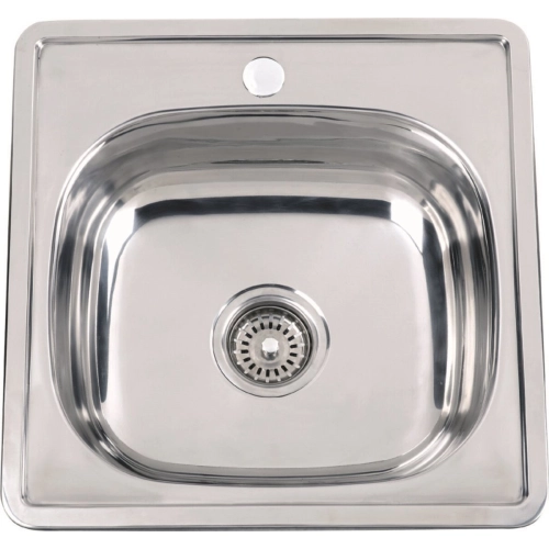 Кухонная мойка из нержавеющей стали Valeso ДЕКОР 4848 (0,6/170 мм)
