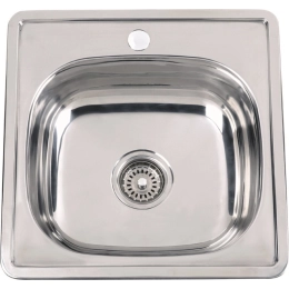 Кухонная мойка из нержавеющей стали Valeso ДЕКОР 4848 (0,6/170 мм)