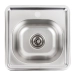 Valeso DECOR 4848 stainless steel kitchen sink (0.6/170 mm) - Фото №1