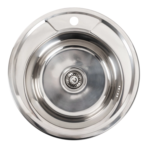 Stainless steel kitchen sink Valeso POLISHING 490 (0,8/180 mm)