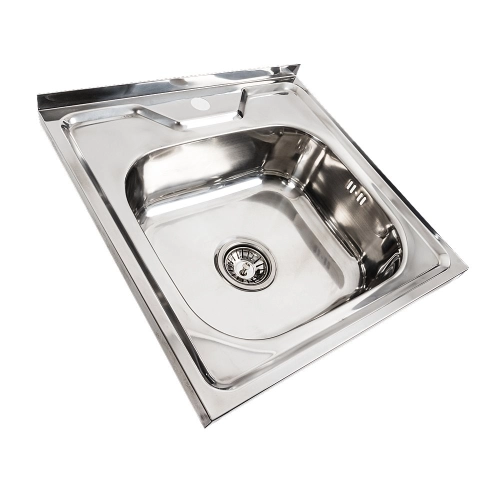 Stainless steel kitchen sink Valeso POLISHING 5050 (0,7/160 mm) - Фото № 1