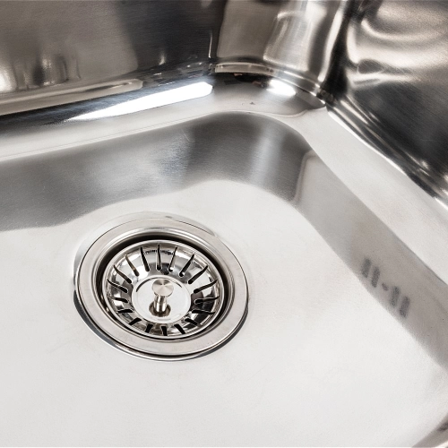 Stainless steel kitchen sink Valeso POLISHING 5050 (0,7/160 mm) - Фото № 4