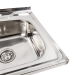 Stainless steel kitchen sink Valeso POLISHING 5050 (0,7/160 mm) - Фото № 2