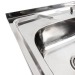 Stainless steel kitchen sink Valeso POLISHING 5050 (0,7/160 mm) - Фото № 3
