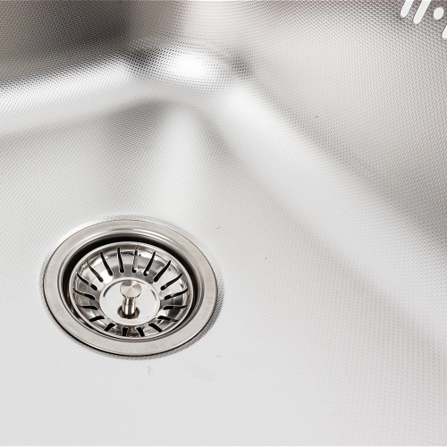 Stainless steel kitchen sink Valeso 5848 DECOR (0,8/180 mm) - Фото № 9