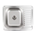 Stainless steel kitchen sink Valeso 5848 DECOR (0,8/180 mm) - Фото № 1