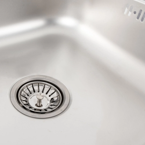 Кухонная мойка из нержавеющей стали Valeso САТИН 6050 L (0,7/160 мм) - Фото № 10