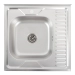 Stainless steel kitchen sink Valeso DECOR 6060 L (0,7/160 mm) - Фото №1