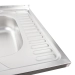 Stainless steel kitchen sink Valeso DECOR 6060 L (0,7/160 mm) - Фото № 3