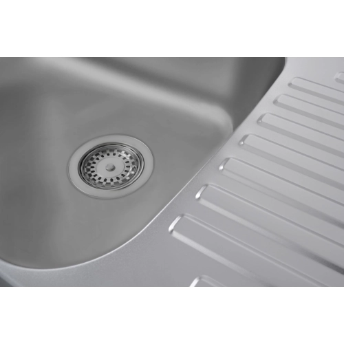 Stainless steel kitchen sink Valeso SATIN 6349 (0,8/180 mm) - Фото № 7