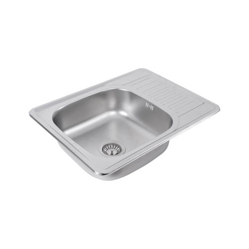 Stainless steel kitchen sink Valeso SATIN 6550 (0,8/180 mm) - Фото № 6