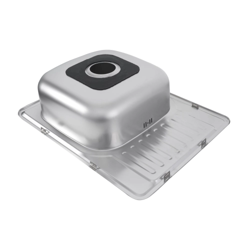 Stainless steel kitchen sink Valeso SATIN 6550 (0,8/180 mm) - Фото № 9