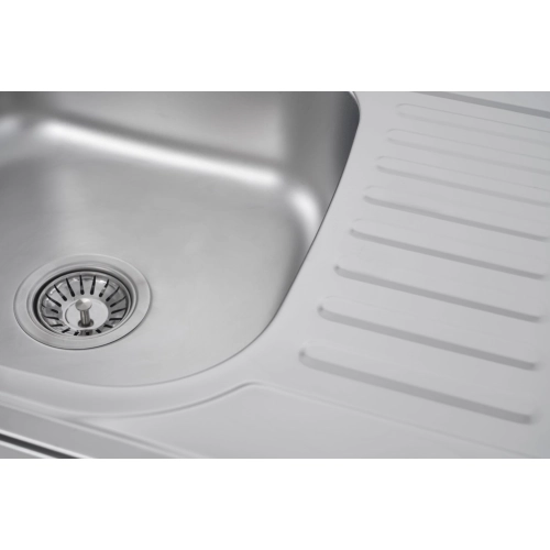 Stainless steel kitchen sink Valeso SATIN 6550 (0,8/180 mm) - Фото № 7
