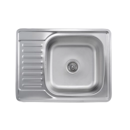 Кухонная мойка из нержавеющей стали Valeso 6550 САТИН (0,8/180 мм)