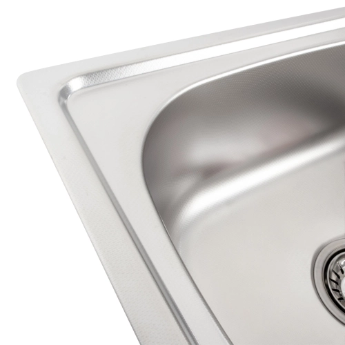 Stainless steel kitchen sink Valeso DECOR 6642 (0,8/180 mm) - Фото № 4